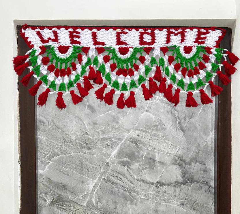 VERSATILE DECORTION Traditional And Religious Welcome Toran With Attractive Design Length 3Ft. Toran