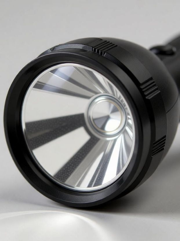 iDOLESHOP Two in One Flash with Back Light Torch (Black, 27 cm) - Image 6