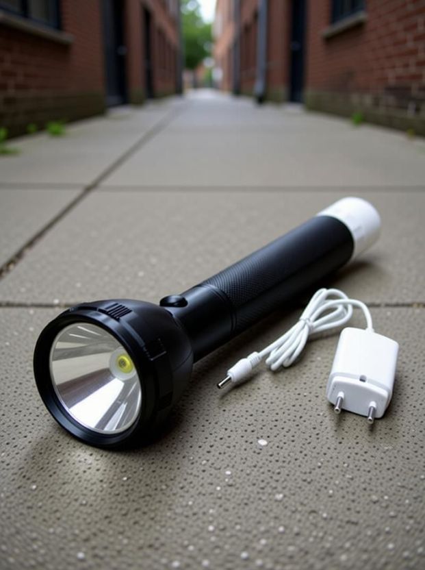iDOLESHOP Two in One Flash with Back Light Torch (Black, 27 cm) - Image 4