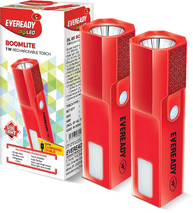 EVEREADY Boomlite Dl 85 1W LED Torch Price in India Buy EVEREADY