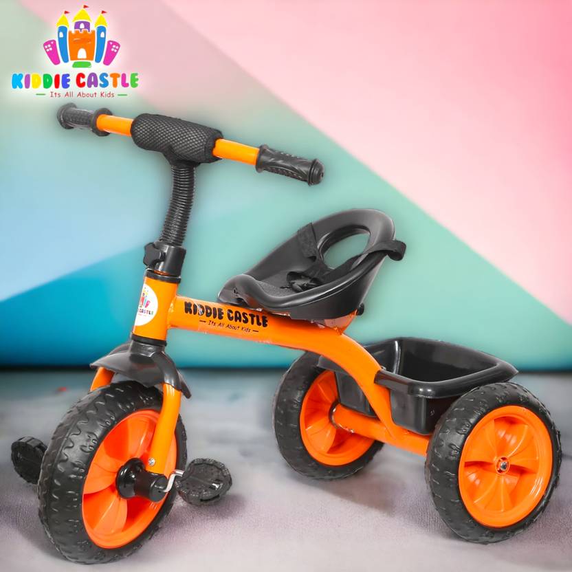 Kiddie Castle Tricycle With Seat and Storage Basket Tricycle Price in