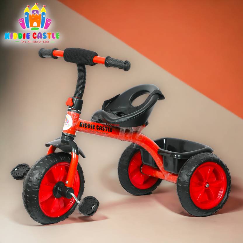 Kiddie Castle Tricycle With Seat and Storage Basket Tricycle Price in