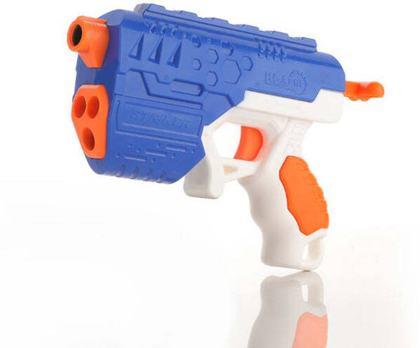 DRUMSTONE Blaster Gun Toy, Safe and Long Range Shooting Gun, (10 Foam