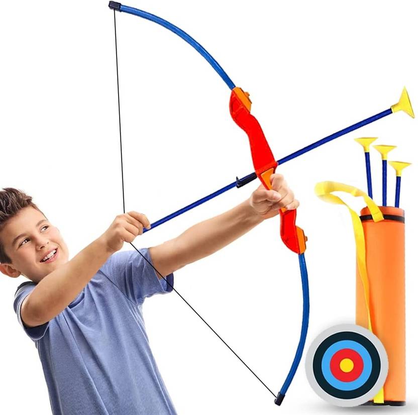 Wembley Bow and Arrow Shooting Target Game Archery Kit Toy Indoor ...