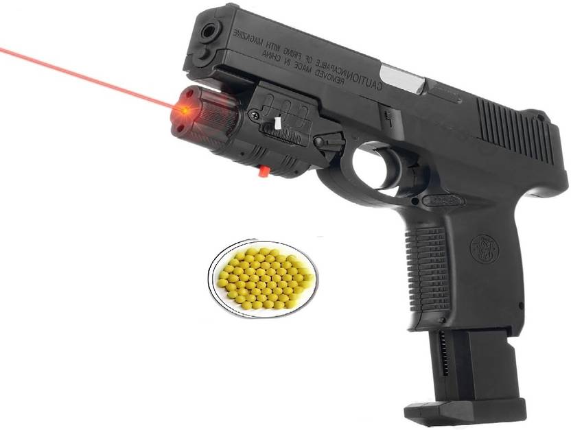 CannyCubs 2216 Laser Mauser Toy Gun with Red Laser and 110+ BB Bullets |PUBG, Army Gun| Guns & Darts
