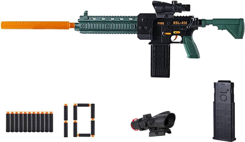 HALO NATION Machine Gun AK47 Electric Burst Automatic Gun Assault Rifle ...