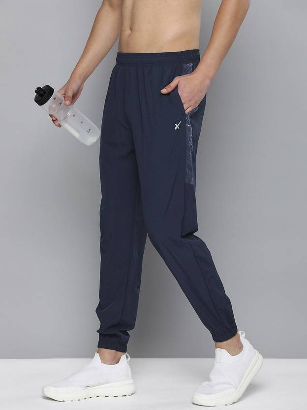 HRX by Hrithik Roshan Solid Men Blue Track Pants Buy HRX by Hrithik