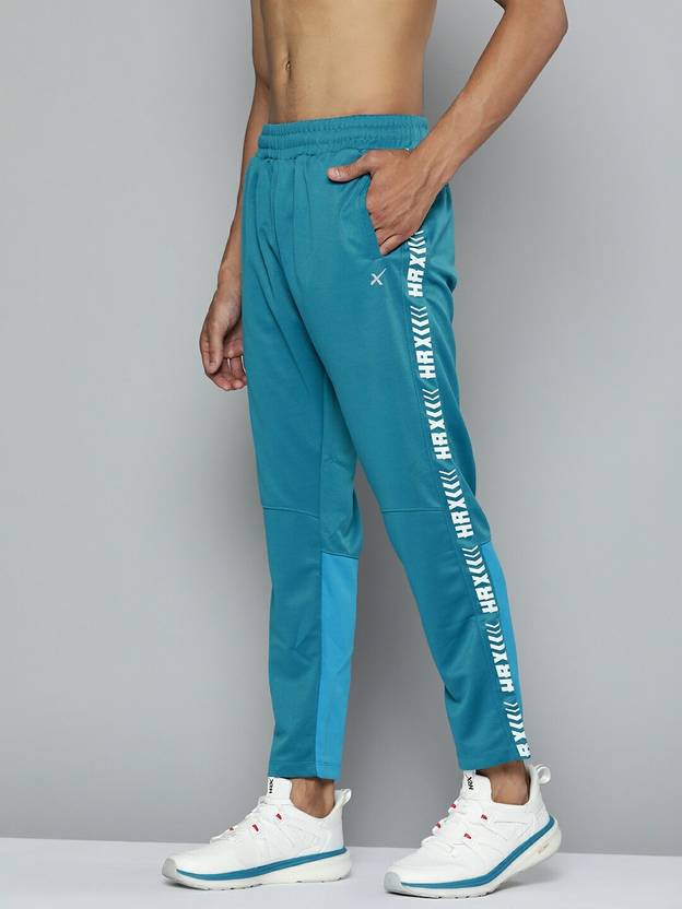 HRX by Hrithik Roshan Printed Men Blue Track Pants Buy HRX by Hrithik