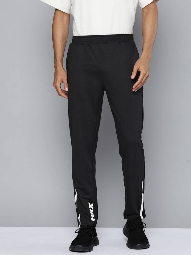 HRX by Hrithik Roshan Solid Men Black Track Pants Buy HRX by Hrithik