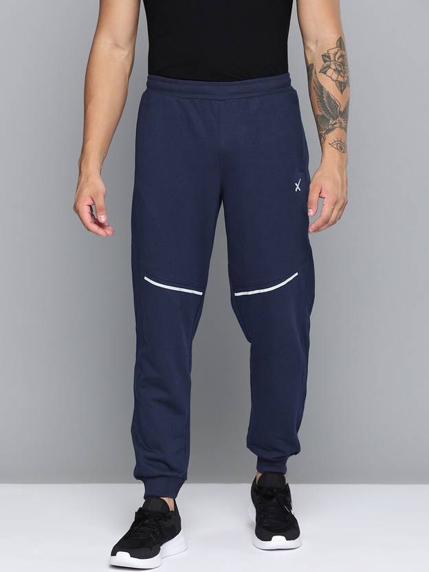 HRX by Hrithik Roshan Solid Men Blue Track Pants Buy HRX by Hrithik