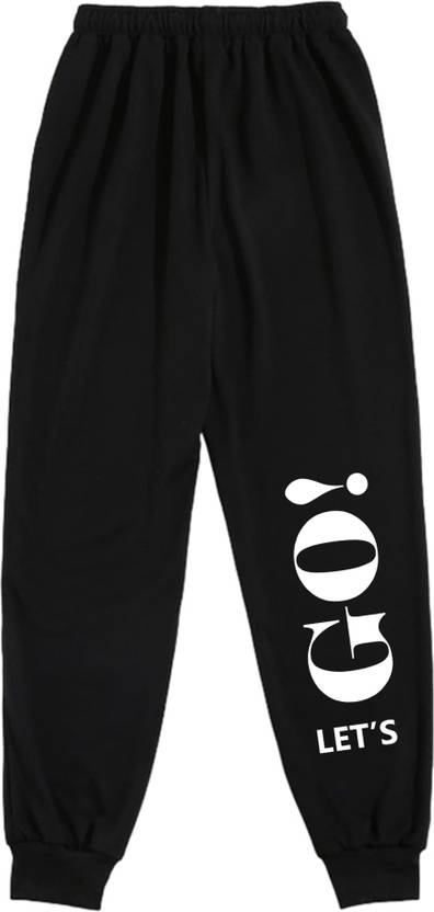 Tabadtod Women Graphic Print Black Track Pants