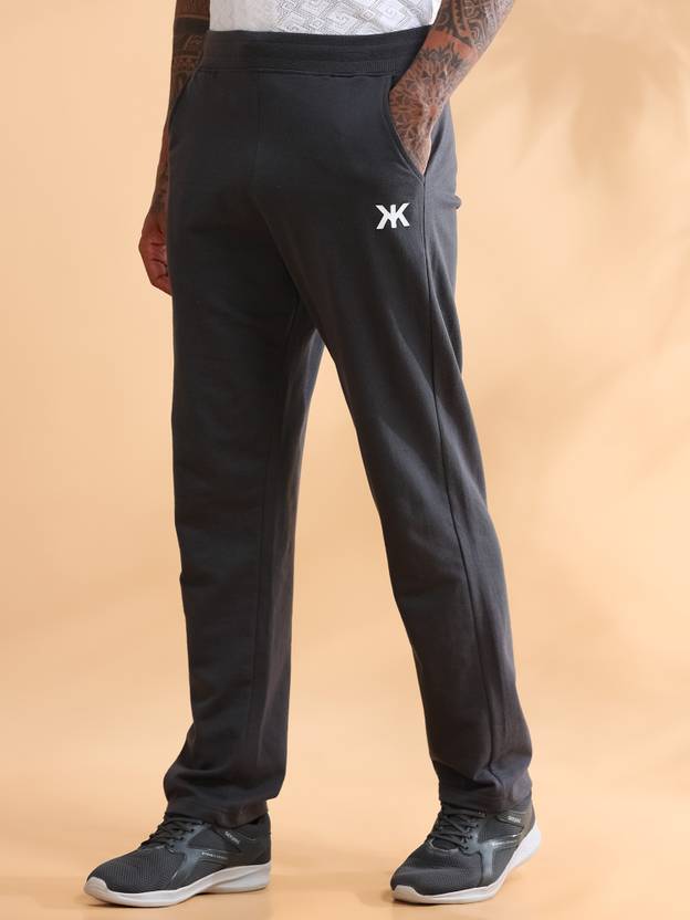 Kook N Keech Men Printed Grey Track Pants