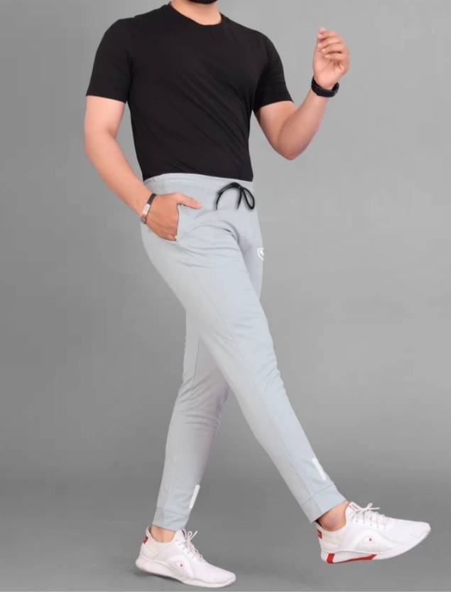 Gajender fashion Solid Men Grey Track Pants Buy Gajender fashion