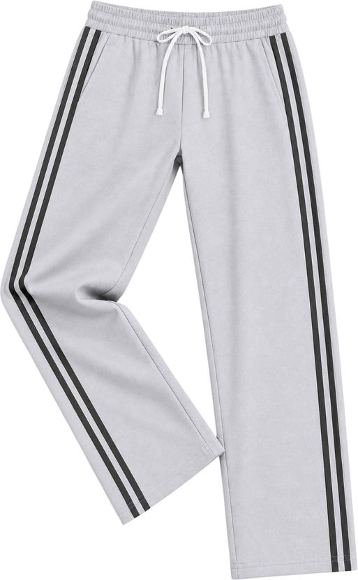 MOJAMEDI Men Striped Black Track Pants - Image 7