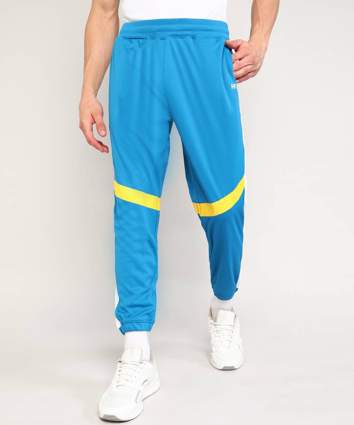 HRX by Hrithik Roshan Colorblock Men Blue, White Track Pants Buy HRX