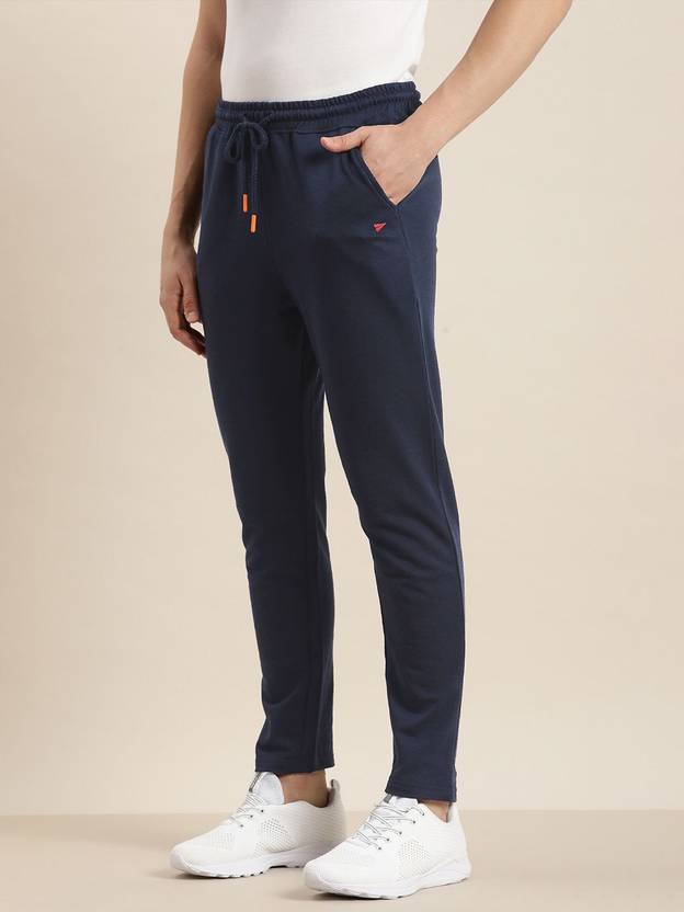 Invictus Indoor Men Solid Blue Track Pants