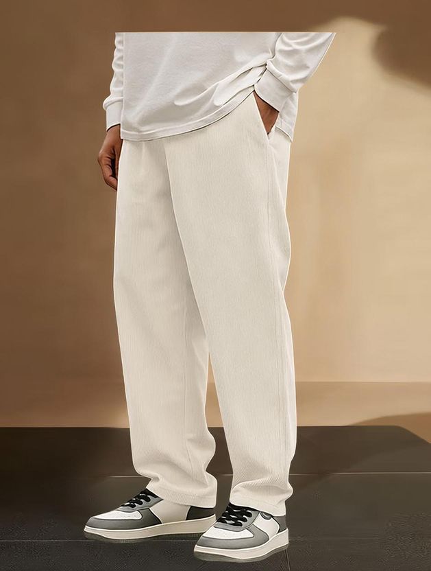 METRONAUT Black Cotton Blend Trousers - Image 10
