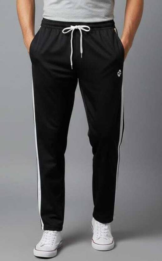 ONLY FASHION Men Solid Black Track Pants