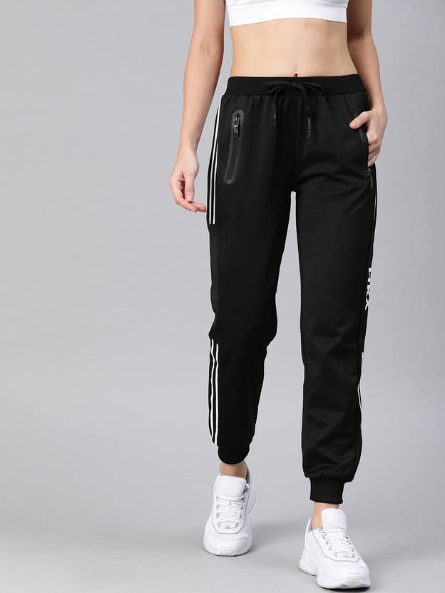 HRX by Hrithik Roshan Solid Women Black Track Pants Buy HRX by
