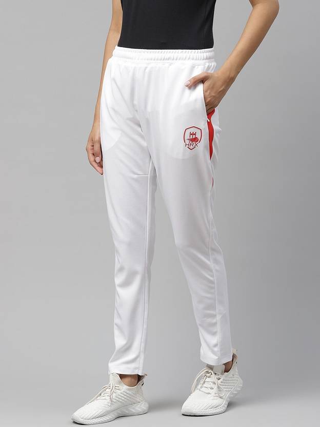 HRX by Hrithik Roshan Solid Women White Track Pants Buy HRX by