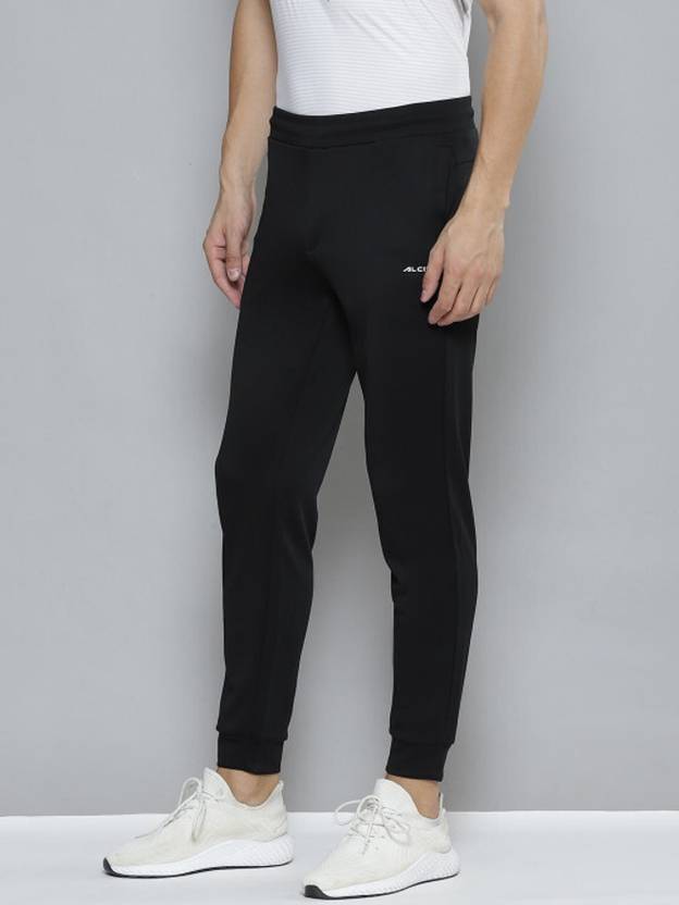 ALCIS Men Printed Black Track Pants