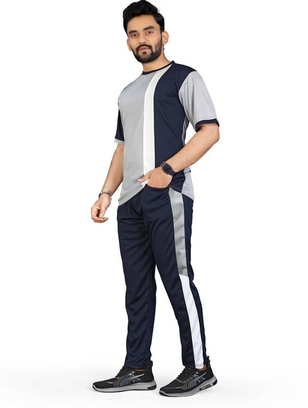 BRUSEANT Solid Men Track Suit