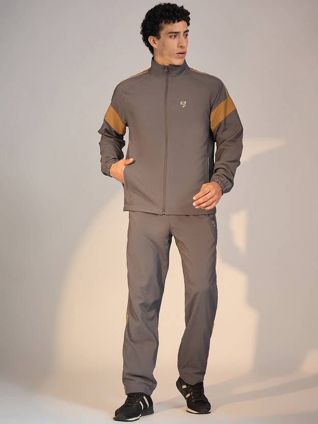 Adidas Striped Men Track Suit