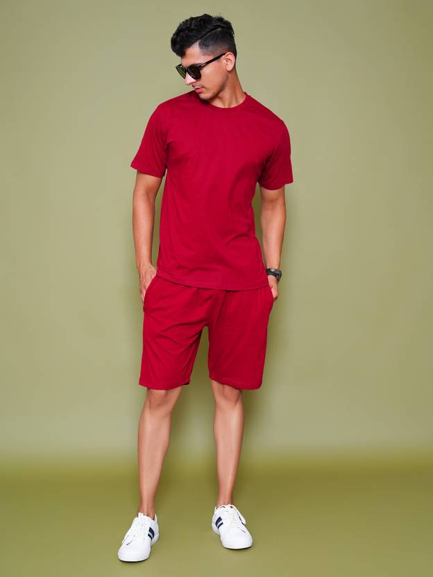 [Sizes M, L, XL] Kraasa Solid Men Co-ords Track Suit