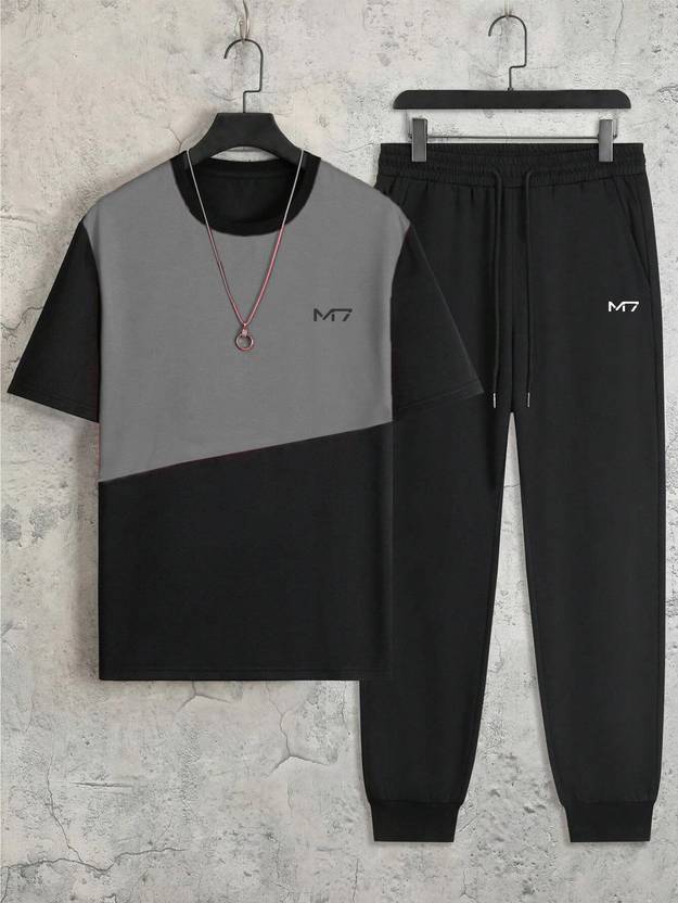 M7 By Metronaut Colorblock Men Track Suit at Best Price