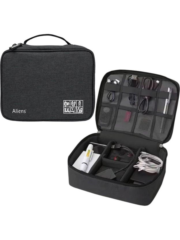 Aliens Gadget Travel Tech Organizer Case Bag Pouch