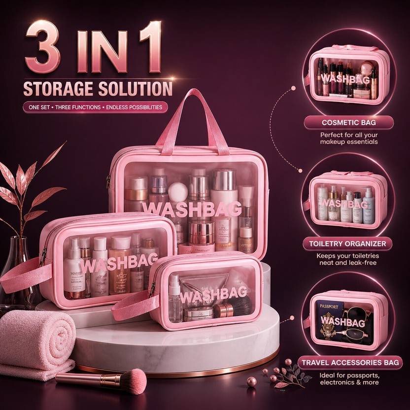 BAGPAD Premium Accessory Storage Pouch Travel Toiletry Kit