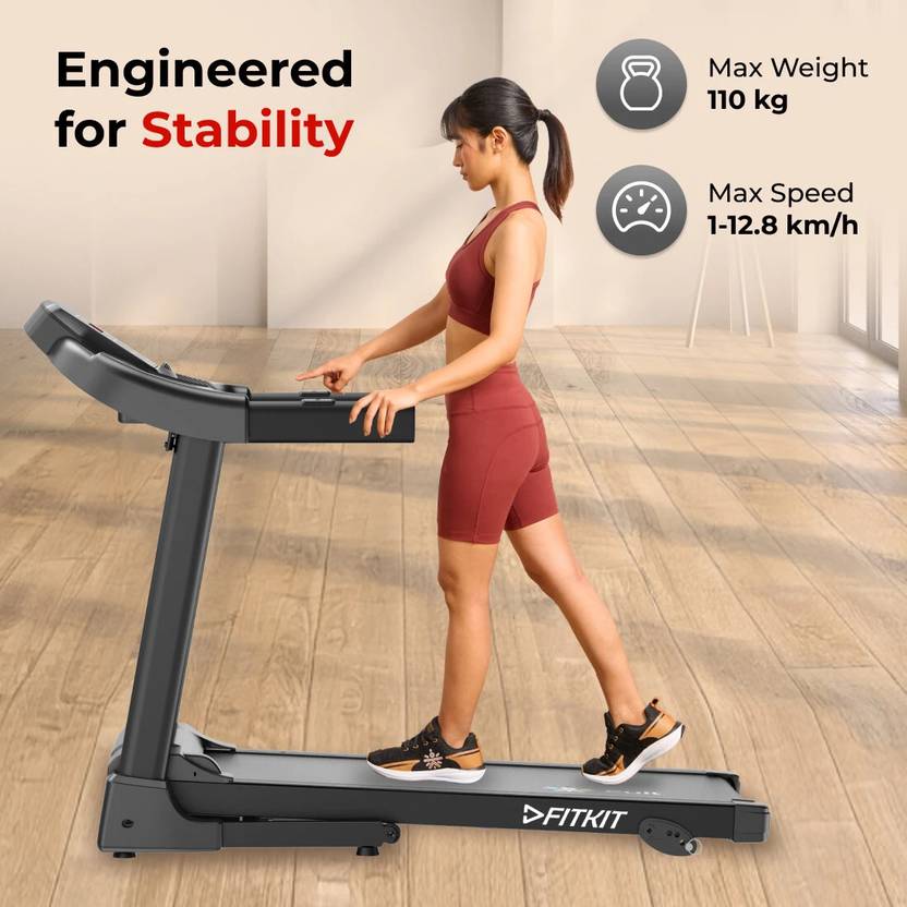Motorised Treadmill Fitkit Treadmill Flipkart Price History Of