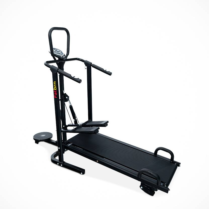 fatbrn FB 950 Manual Treadmill 4in1 for Walking Running, Weight Loss at