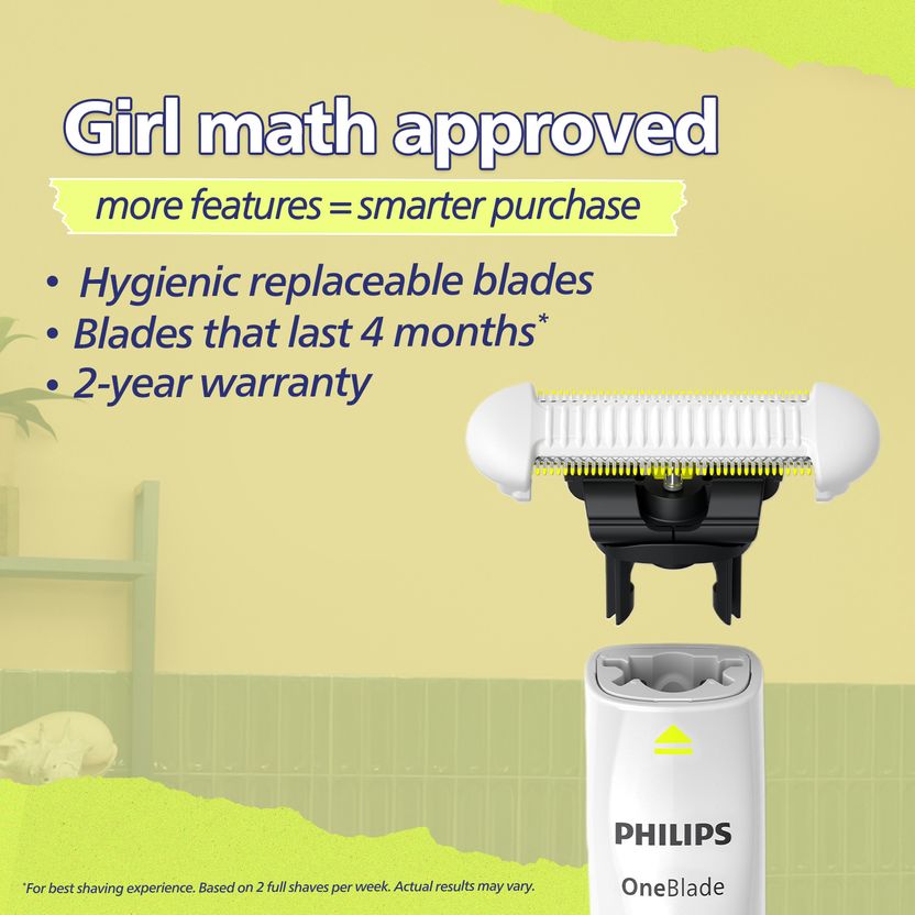 Philips QP1924/20 OneBlade Razor for Women - Image 10