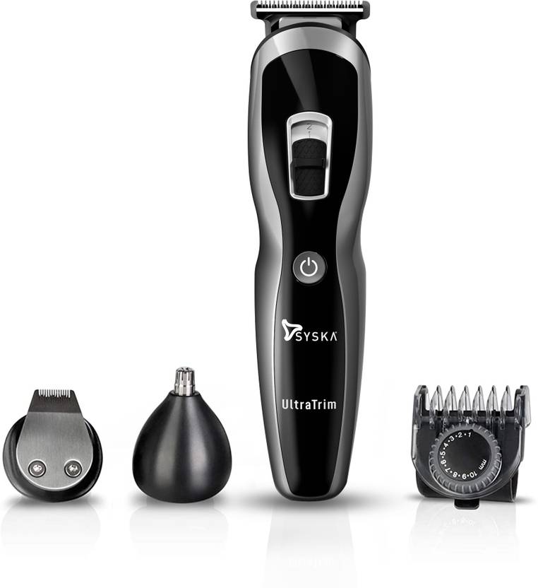 Syska HT3333K Trimmer 60 min Runtime 10 Length Settings Price in India