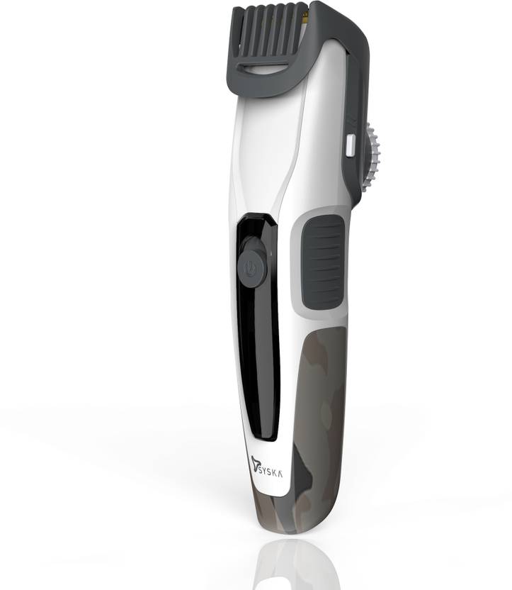 Syska HT450Avalanche White Trimmer 90 min Runtime 20 Length Settings