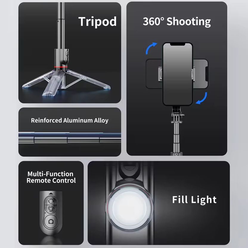 RETRACK L19s Anti Shaking Gimbal Stabilizer 360 Auto Balance - Image 2