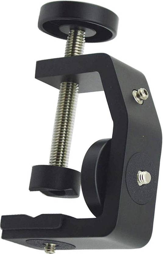 Lyla C Clamp Camera Mount Adjustable With 1/4Inch Screw Adapter For