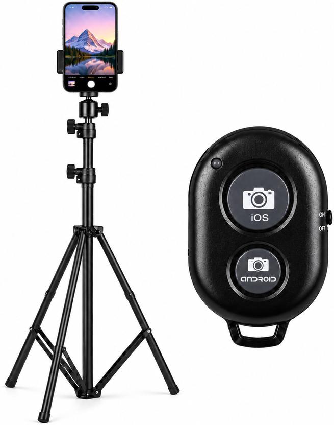 Rynzo 7 Feet Adjustable Stand With Bluetooth Remote