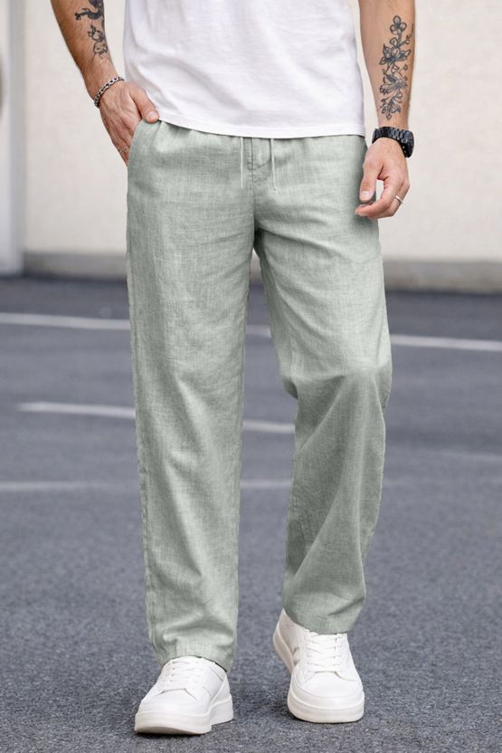 MOTREX Slim Fit Men Grey Trousers - Image 4