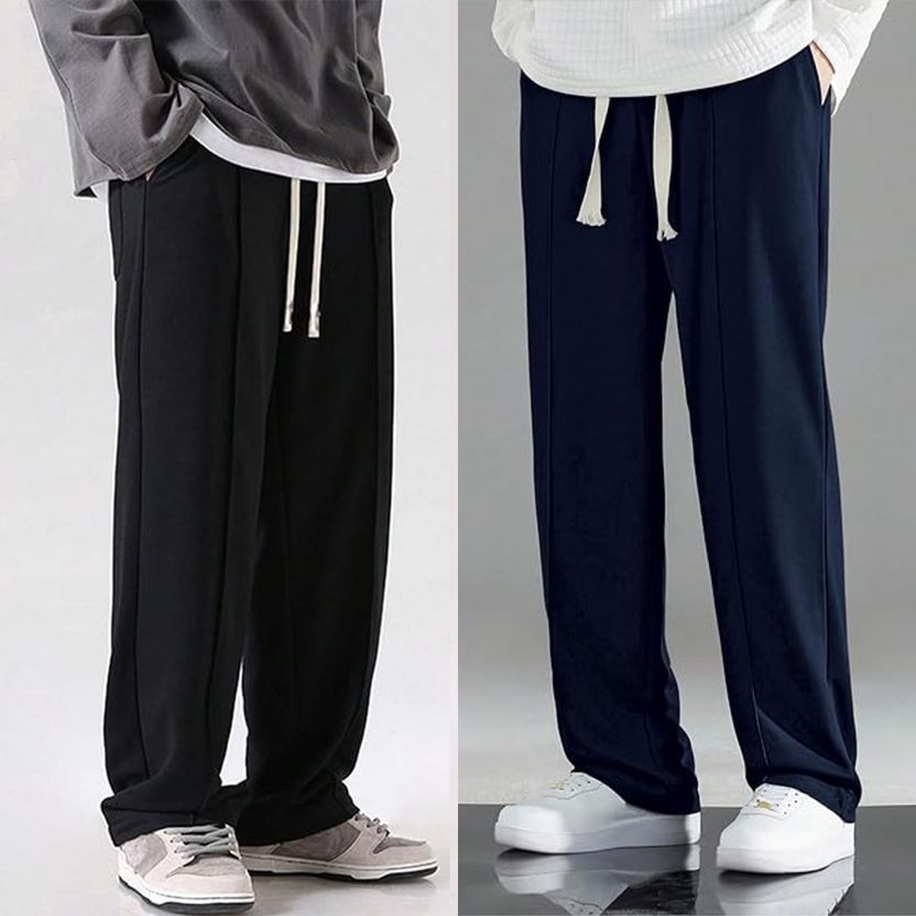 SAVAYO Loose Fit Men Beige Trousers - Image 6