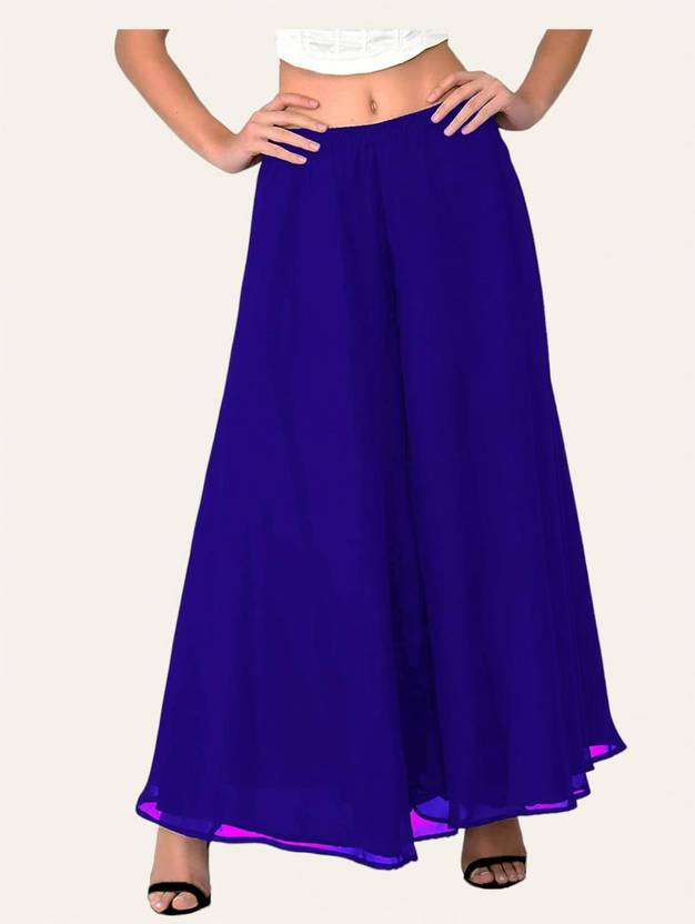 Kicha Relaxed Women Blue Trousers