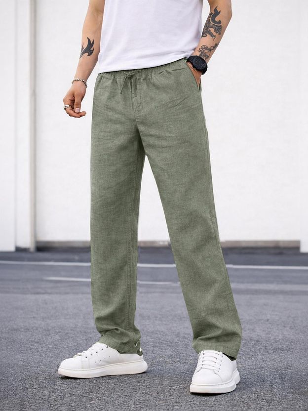 MOTREX Slim Fit Men Grey Trousers - Image 10
