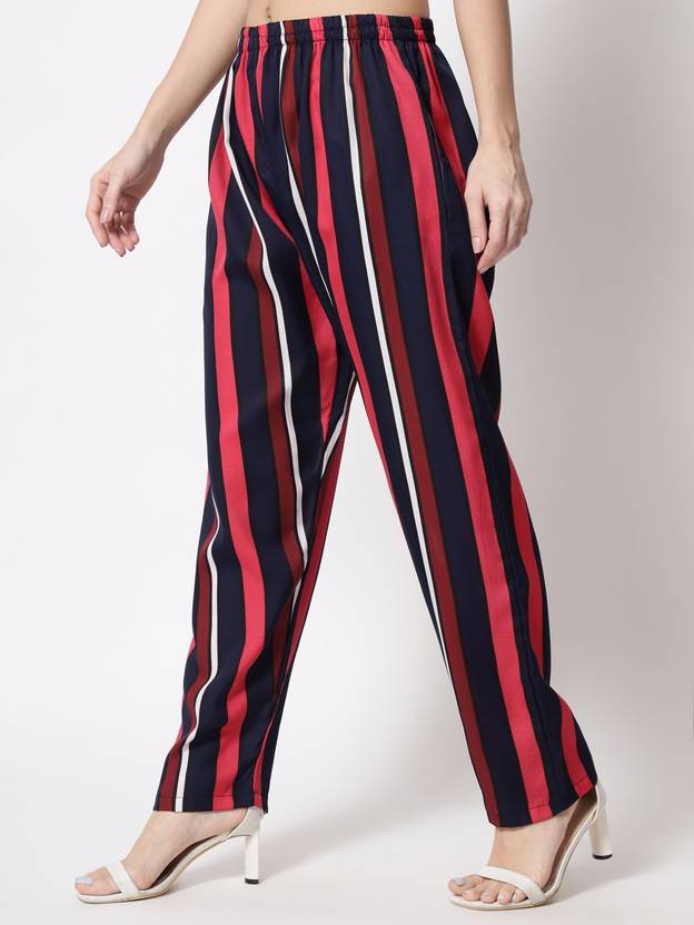 DEIFIC Regular Fit Women Multicolor Trousers