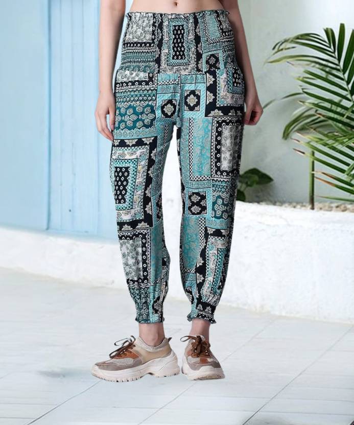 POPWINGS Relaxed Women Green Trousers