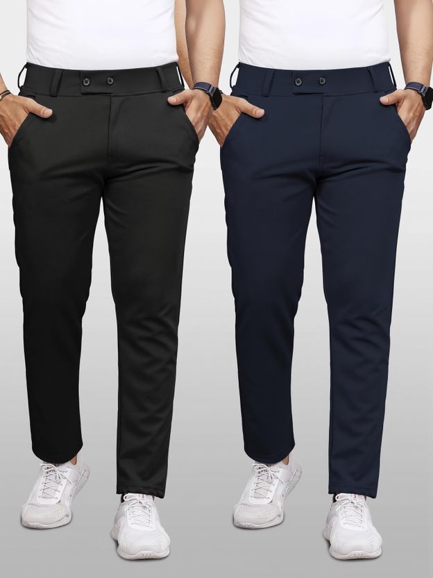 VeBNoR Men Black Trousers - Image 1