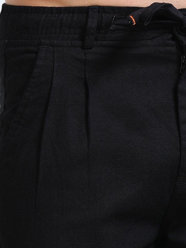 Roadster Men Black Loose Fit Trousers - Image 4