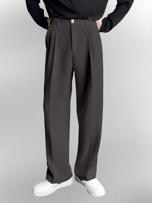 FTX Men Black Lycra Blend Trousers - Image 7