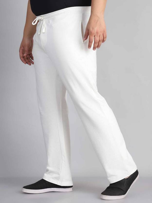 Rute Regular Fit Men White Trousers