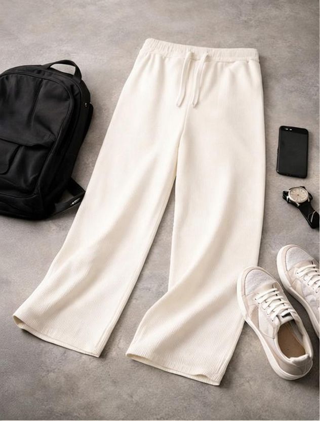 Dockstreet Men Grey Cotton Blend Trousers - Image 6